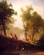 Albert Bierstadt The Wolf River China oil painting reproduction